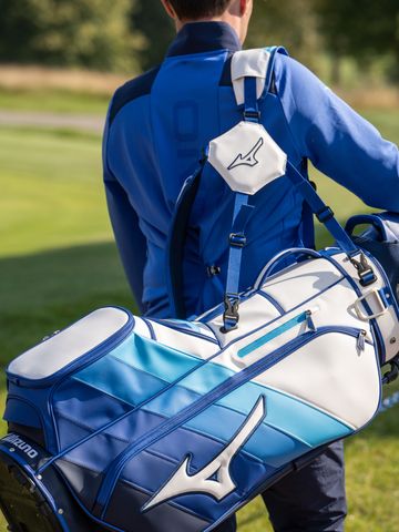 Mizuno Tour Standbag blau