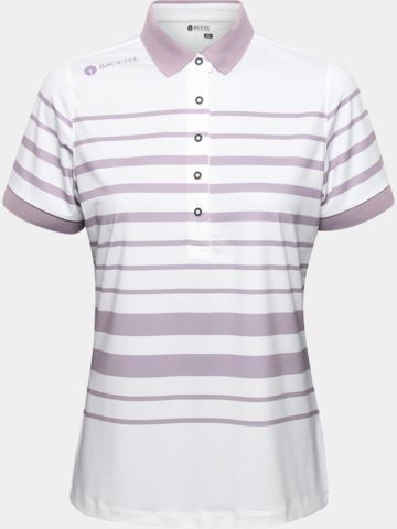 Backtee Fine Stripe Halbarm Polo gestreift