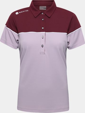 Backtee Winner Halbarm Polo beere