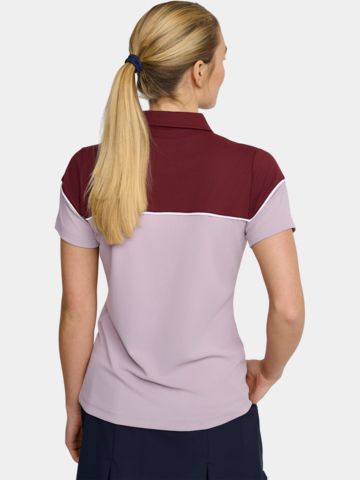 Backtee Winner Halbarm Polo beere