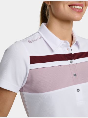 Backtee Trophy Halbarm Polo beere