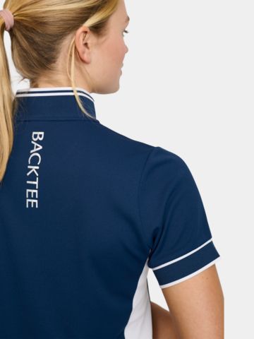 Backtee  Mulligan half-sleeve polo navy