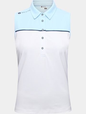 Backtee Winner ohne Arm Polo weiß