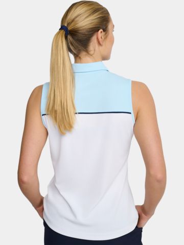 Backtee Winner ohne Arm Polo weiß