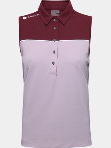 Backtee Winner ohne Arm Polo beere