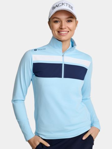 Backtee Masters Baselayer Stretch Midlayer hellblau
