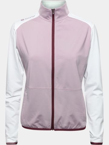 Backtee Full-Zip Baselayer Stretch Jacke rosa