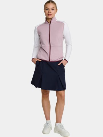 Backtee Full-Zip Baselayer Stretch Jacke rosa