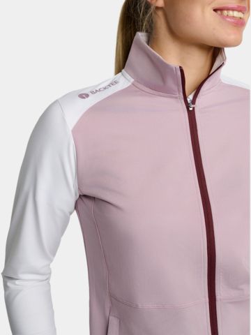 Backtee Full-Zip Baselayer Stretch Jacke rosa