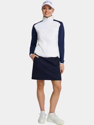 Backtee Full-Zip Baselayer Stretch Jacke navy