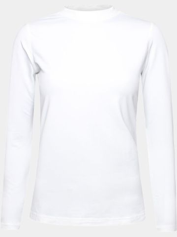 Backtee First Skin Round Neck Unterzieher weiß