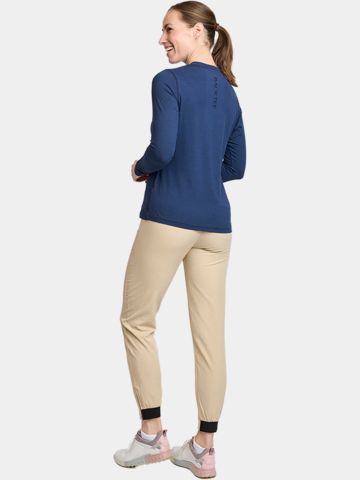 Backtee First Skin Round Neck Unterzieher navy