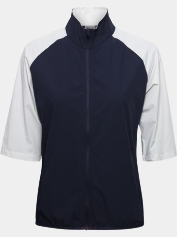 Backtee Windstopp Shirt navy