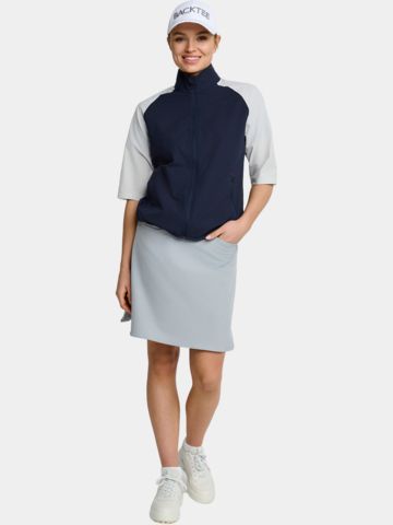 Backtee Windstopp Shirt navy