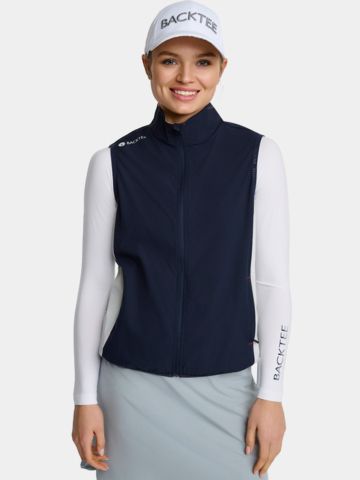 Backtee Windstopp Weste navy