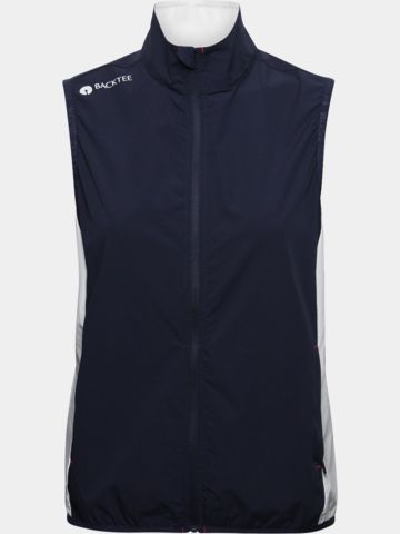 Backtee Windstopp Weste navy