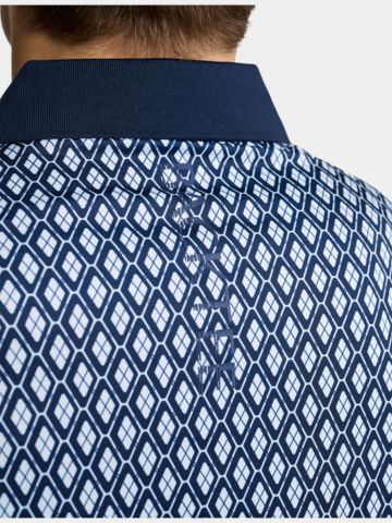 Backtee Classic Golf Halbarm Polo navy