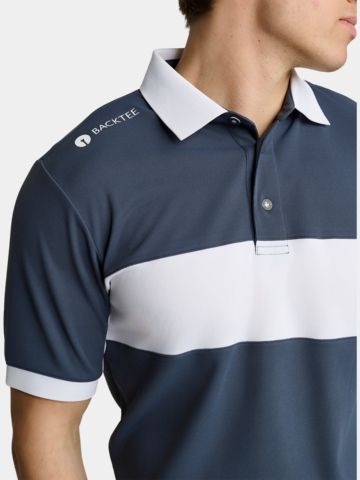 Backtee Focus Halbarm Polo navy