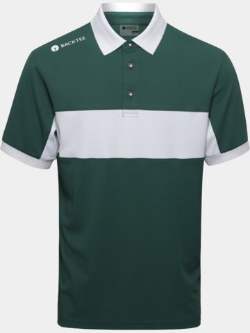 Backtee Focus Halbarm Polo dunkelgrün