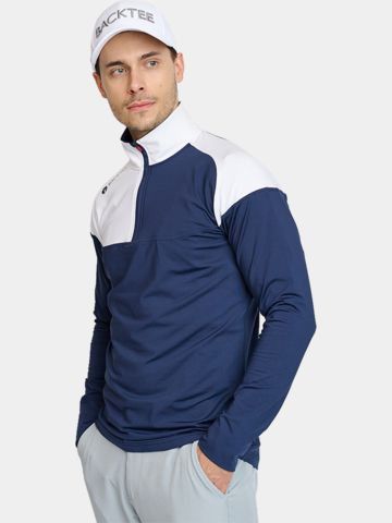 Backtee Major Stretch Midlayer navy