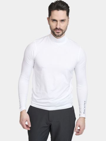 Backtee First Skin Turtle Neck Stretch Unterzieher weiß