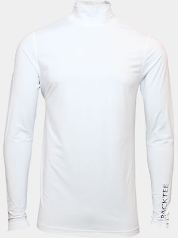 Backtee First Skin Turtle Neck Stretch Unterzieher weiß