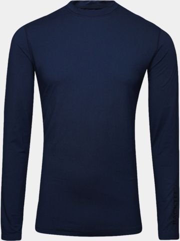 Backtee First Skin Round Neck Stretch Unterzieher navy