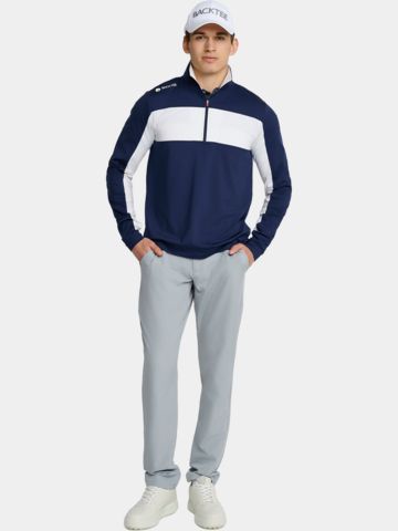 Backtee Long Drive Baselayer Stretch Midlayer navy