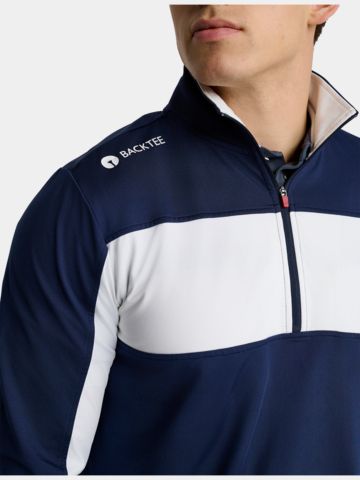 Backtee Long Drive Baselayer Stretch Midlayer navy