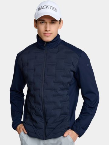 Backtee Hybrid Jacke navy
