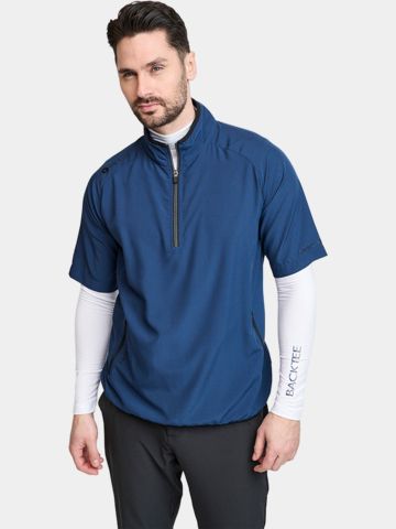 Backtee Packable Shield Halbarm Windshirt 80G navy