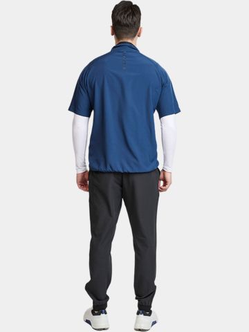 Backtee Packable Shield Halbarm Windshirt 80G navy