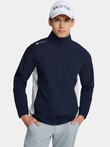 Backtee Windstopp Jacke navy