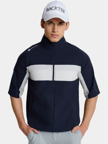 Backtee Halbarm Jacke navy