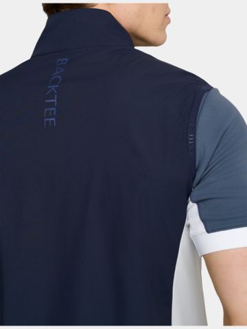 Backtee Windstopp Weste navy