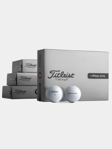 Titleist Pro V1x Left Dash Loyalty Rewarded 3+1 Dtzd. weiß