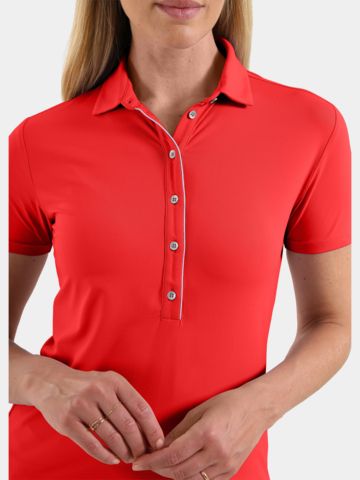 Chervo ANCHISE Halbarm Polo rot