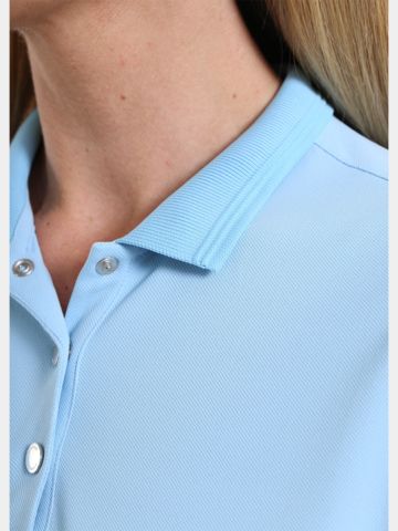 Chervo APPARIRE 3/4 sleeve polo light blue