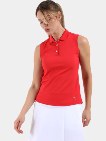 Chervo ARENATA ohne Arm Polo rot