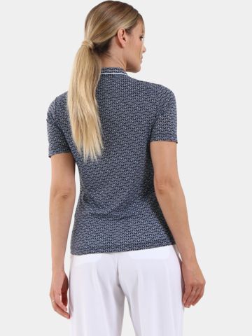 Chervo AUNT half sleeve polo navy