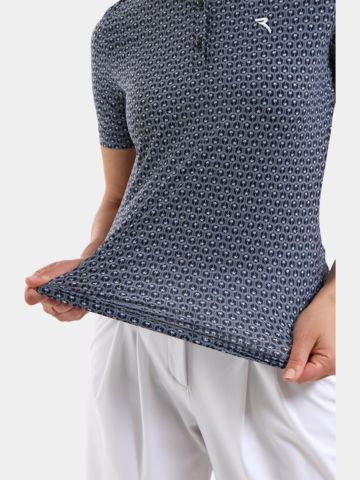 Chervo AUNT half sleeve polo navy