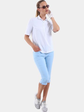 Chervo SPADONI Capri pants light blue