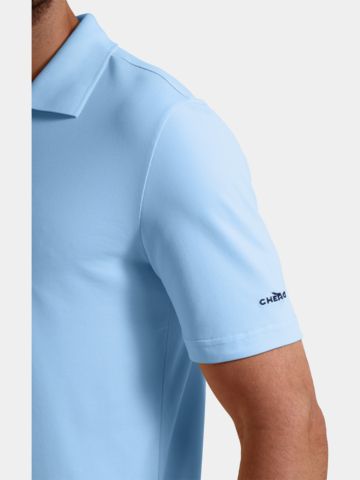 Chervo ARDUO half-sleeve polo light blue