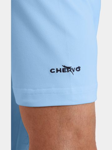 Chervo ARDUO half-sleeve polo light blue