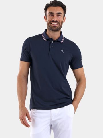 Chervo ASPARAGO half-sleeved polo navy
