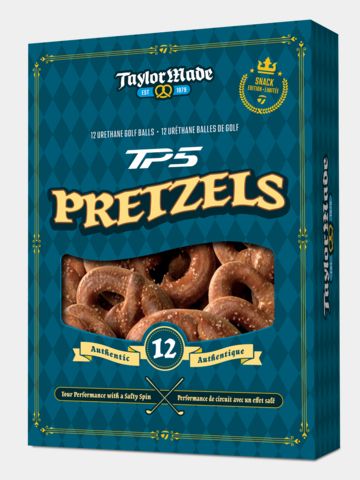 TaylorMade Limited Edition TP5 Pix 3.0 Hot Shots Pretzels Golfbälle weiß