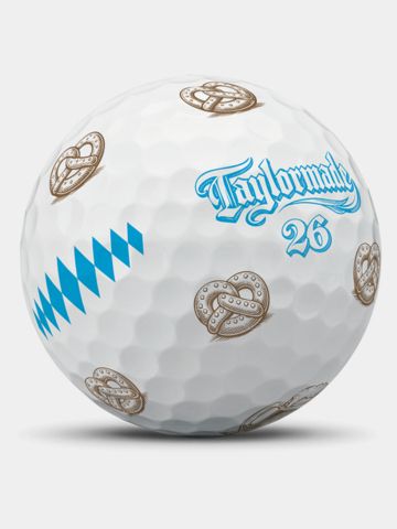 TaylorMade Limited Edition TP5 Pix 3.0 Hot Shots Pretzels Golfbälle weiß