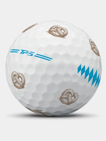 TaylorMade Limited Edition TP5 Pix 3.0 Hot Shots Pretzels Golfbälle weiß