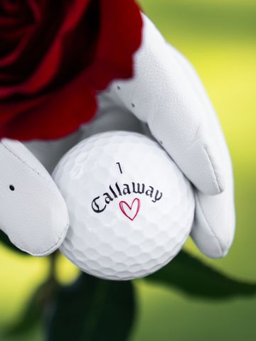 Callaway Supersoft Valentine Love Golfbälle weiß
