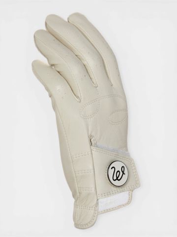 Malbon MANUELA GLOVE Kožené rukavice offwhite